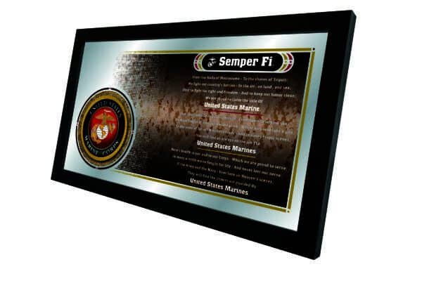 United States Marine Corps 26x15 Hymn Wall Mirror
