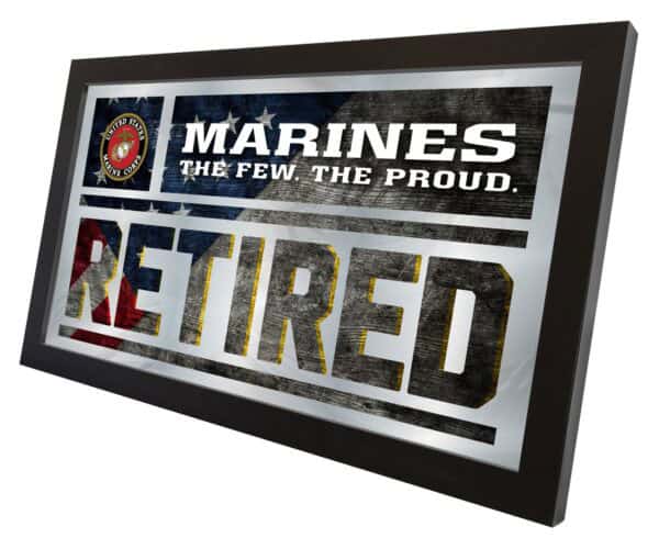 United States Marine Corps 26x15 Retired Wall Mirror
