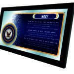 United States Navy 26x15 Hymn Wall Mirror