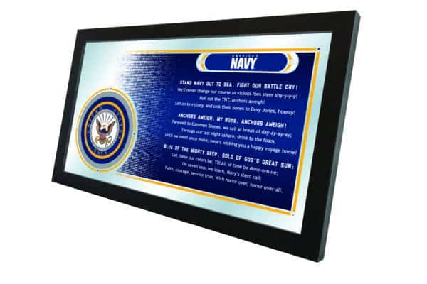 United States Navy 26x15 Hymn Wall Mirror