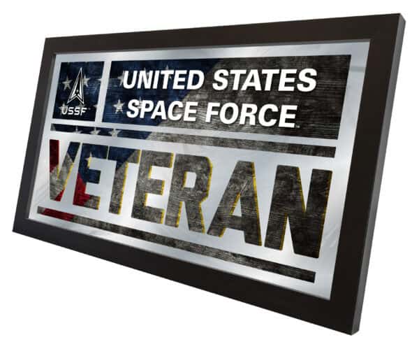 United States Space Force 26x15 Veteran Wall Mirror