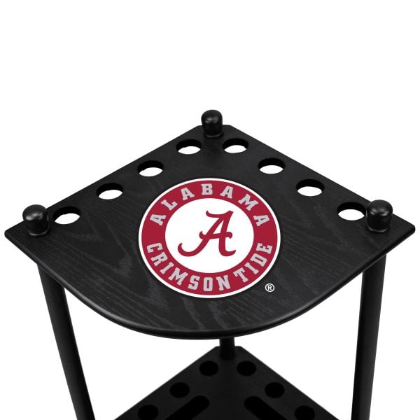 Univ of Alabama Corner Cue Rack 2