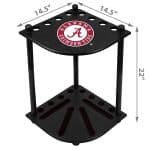 Univ of Alabama Corner Cue Rack 10 Univ of Alabama Corner Cue Rack