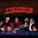 Univ of Arkansas-Arkansas Lighted Recycled Metal Sign 4 Univ of Arkansas-Arkansas Lighted Recycled Metal Sign