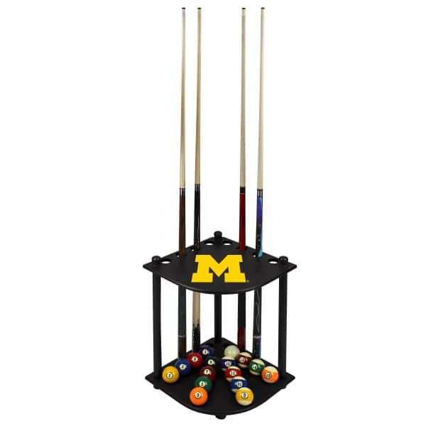 Univ of Michigan Corner Cue Rack 2