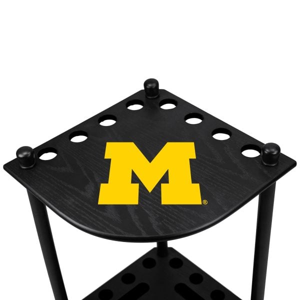 Univ of Michigan Corner Cue Rack
