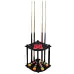Univ of Nebraska Corner Cue Rack 6 Univ of Nebraska Corner Cue Rack