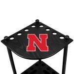 Univ of Nebraska Corner Cue Rack 9 Univ of Nebraska Corner Cue Rack