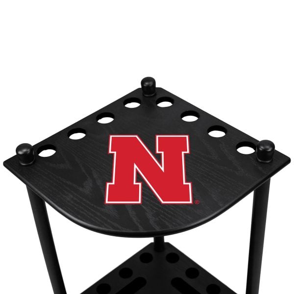 Univ of Nebraska Corner Cue Rack 3