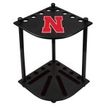 Univ of Nebraska Corner Cue Rack 10 Univ of Nebraska Corner Cue Rack
