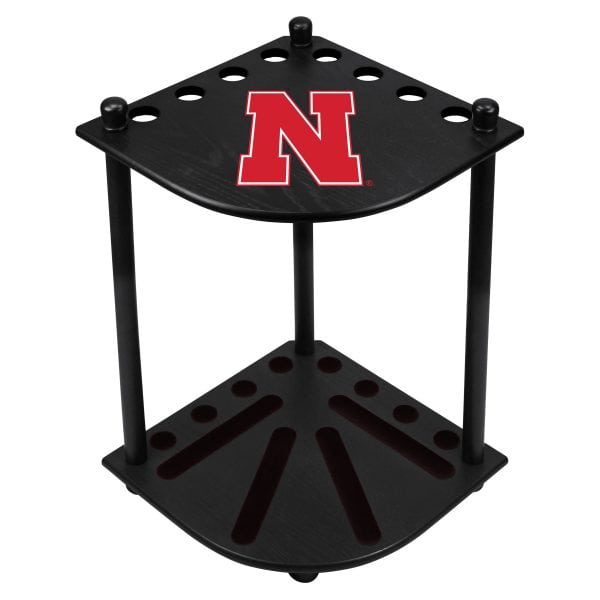 Univ of Nebraska Corner Cue Rack 4