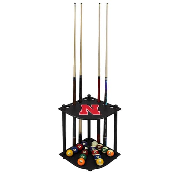Univ of Nebraska Corner Cue Rack