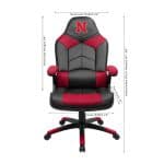 Univ of Nebraska Oversized Gaming Chair 6 Univ of Nebraska Oversized Gaming Chair