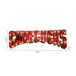 Univ of S. Carolina-Gamecocks Lighted Recycled Metal Sign 4 Univ of S. Carolina-Gamecocks Lighted Recycled Metal Sign
