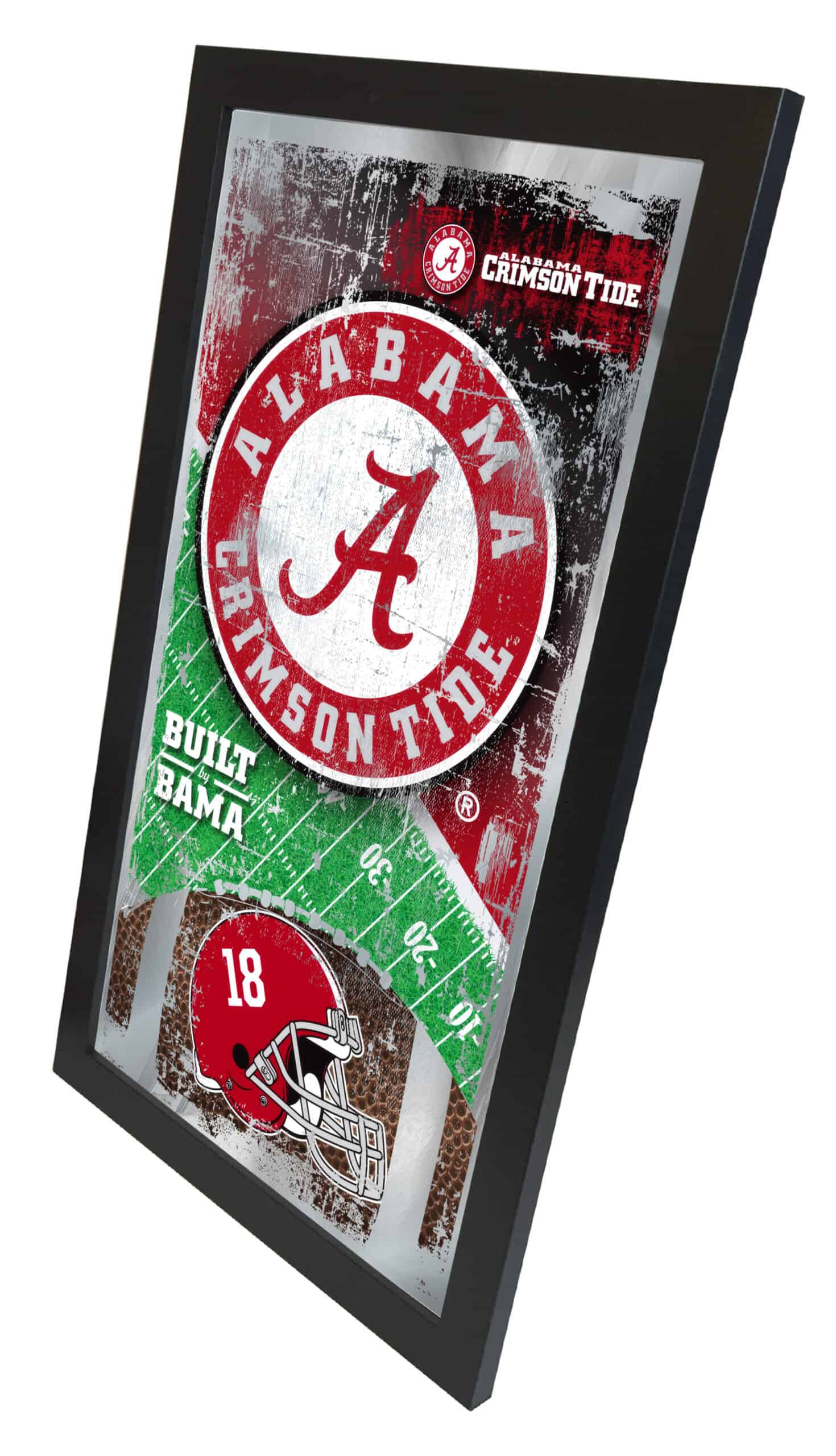 University of Alabama 15x26 Football Wall Mirror 5 University of Alabama 15x26 Football Wall Mirror