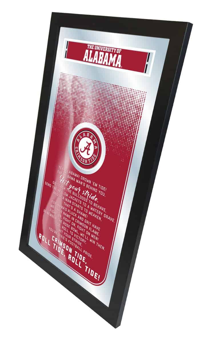 University of Alabama 26x15 Fight Song Wall Mirror 2 University of Alabama 26x15 Fight Song Wall Mirror - Image 2