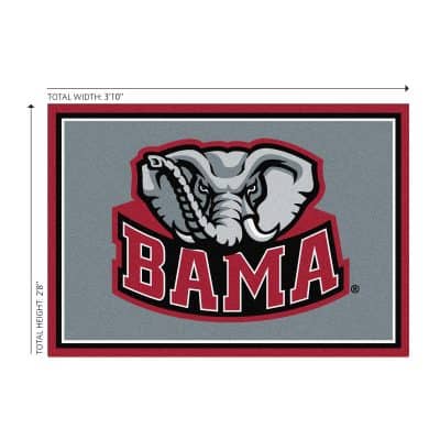 University of Alabama 3x4 Area Rug