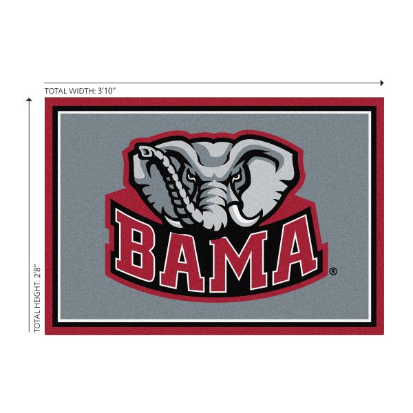 University of Alabama 3x4 Area Rug