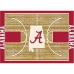 University of Alabama 4x6 Courtside Rug