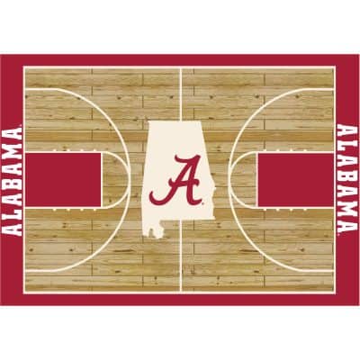 University of Alabama 6x8 Courtside Rug