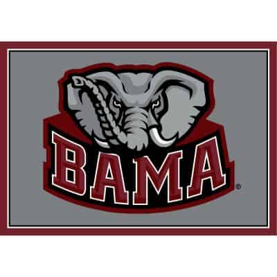 University of Alabama 6x8 Spirit Rug