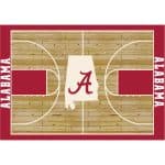 University of Alabama 8x11 Courtside Rug