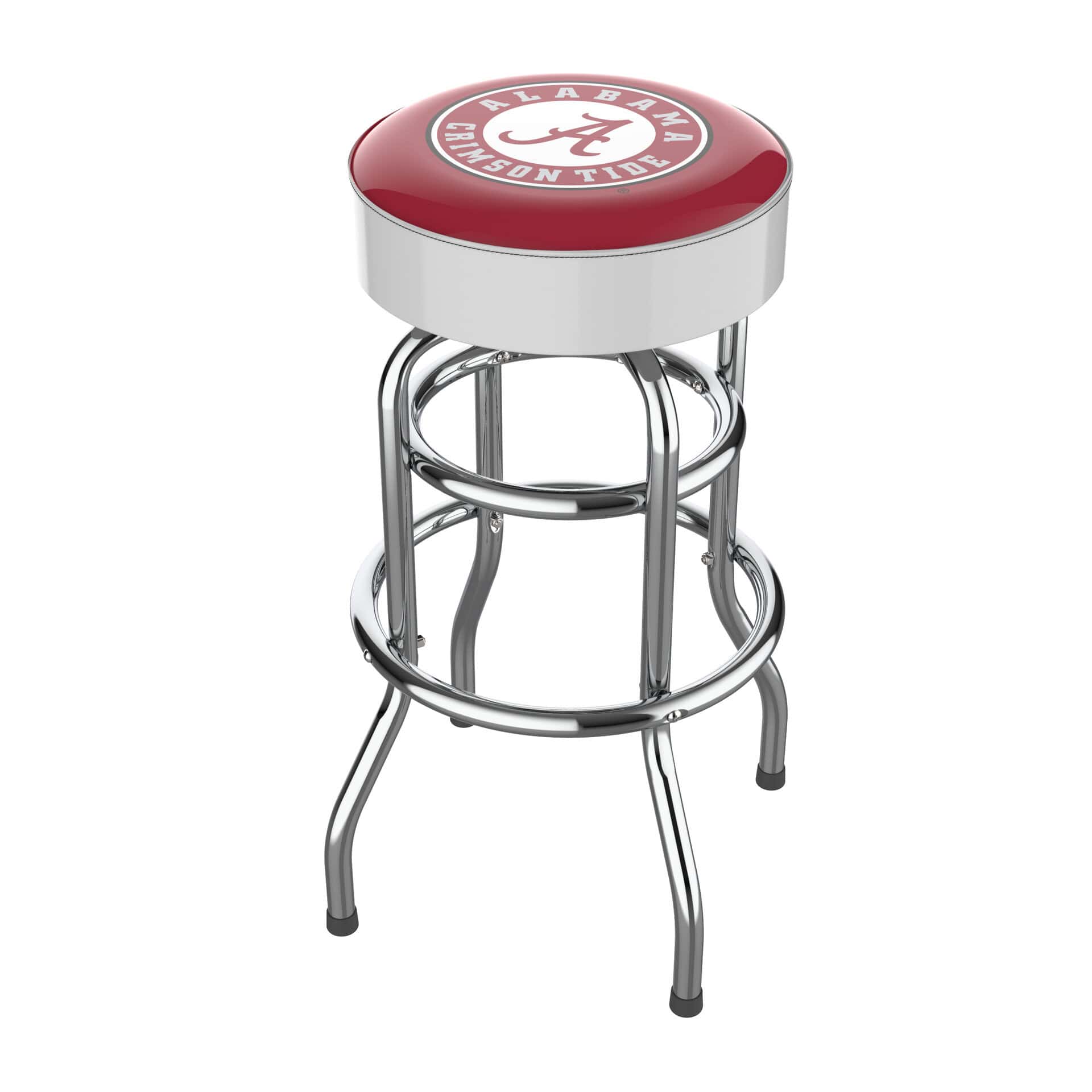 University of Alabama Chrome Bar Stool 5 University of Alabama Chrome Bar Stool - Image 5
