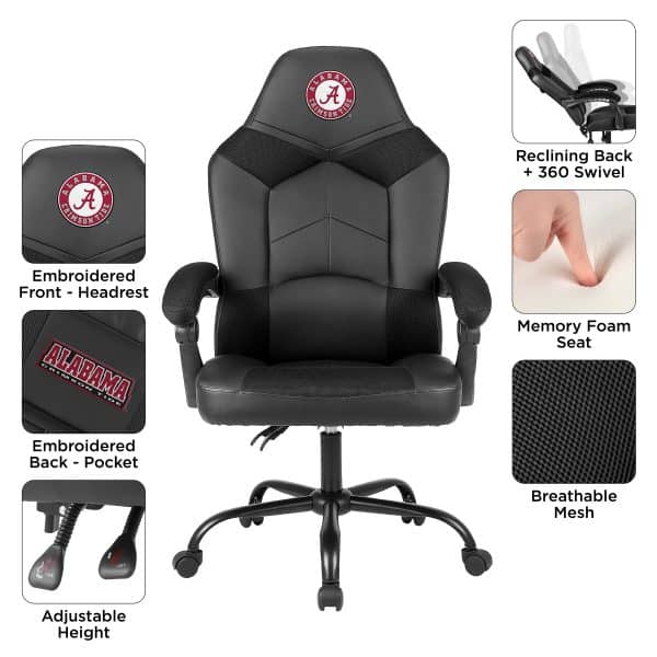 University of Alabama Oversized Office Chair 3