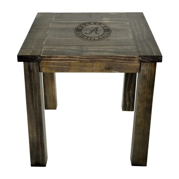 University of Alabama Reclaimed Side Table 1