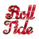 University of Alabama-Roll Tide Lighted Recycled Metal Sign 6 University of Alabama-Roll Tide Lighted Recycled Metal Sign
