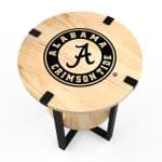 University of Alabama Side Table with Charger