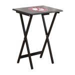 University of Alabama TV Trays W/Stand 6 University of Alabama TV Trays W/Stand