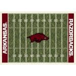 University of Arkansas 6x8 Homefield Rug 3 University of Arkansas 6x8 Homefield Rug