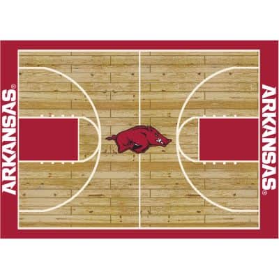 University of Arkansas 8x11 Courtside Rug