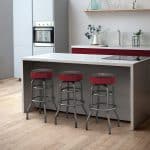 University of Arkansas Chrome Bar Stool 8 University of Arkansas Chrome Bar Stool