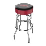 University of Arkansas Chrome Bar Stool 10 University of Arkansas Chrome Bar Stool