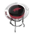 University of Arkansas Chrome Bar Stool 13 University of Arkansas Chrome Bar Stool
