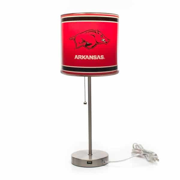 University of Arkansas Chrome Lamp 4
