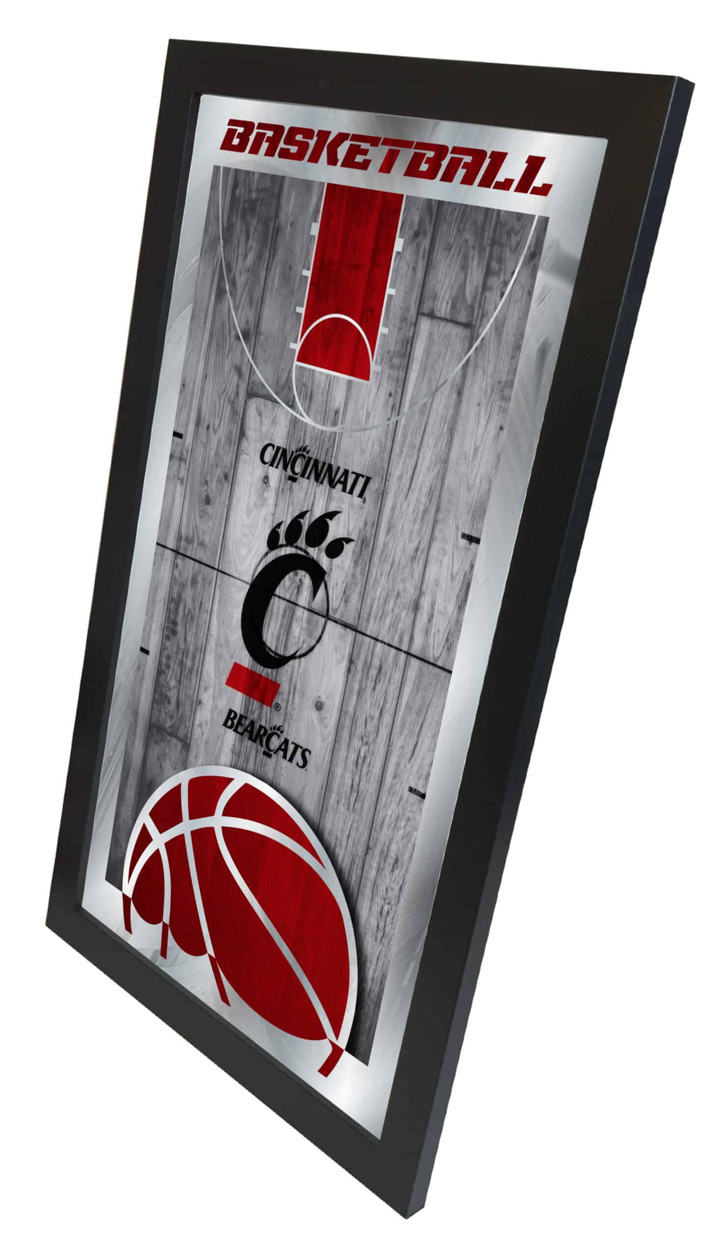 University of Cincinnati 15x26 Basketball Wall Mirror 5 University of Cincinnati 15x26 Basketball Wall Mirror