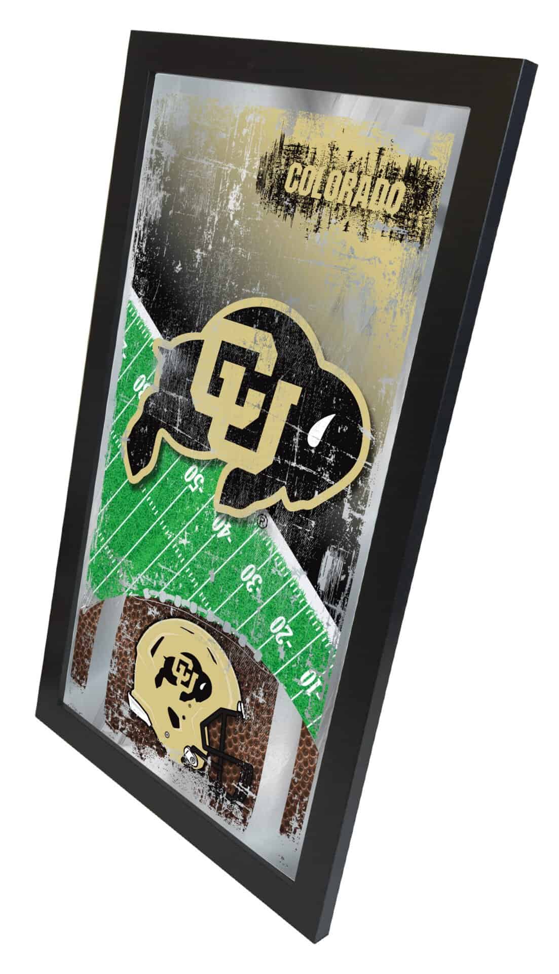 University of Colorado 15x26 Football Wall Mirror 2 University of Colorado 15x26 Football Wall Mirror - Image 2