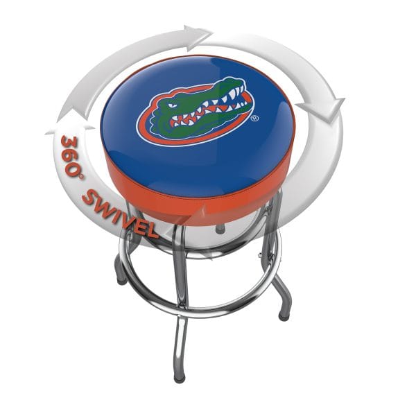 University of Florida Chrome Bar Stool 1