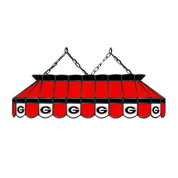 University of Georgia 40 inch Glass Lamp
