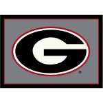 University of Georgia 4x6 Spirit Rug 4 University of Georgia 4x6 Spirit Rug
