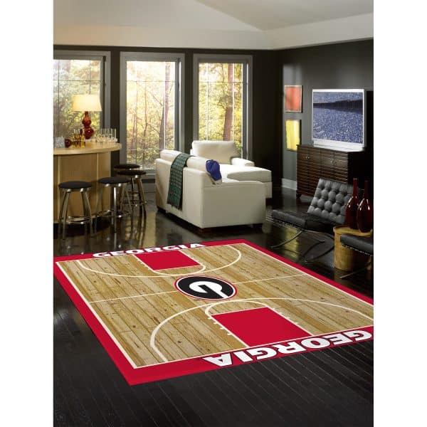 University of Georgia 8x11 Courtside Rug 1
