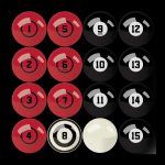 University of Georgia Billiard Balls With Numbers 10 University of Georgia Billiard Balls With Numbers