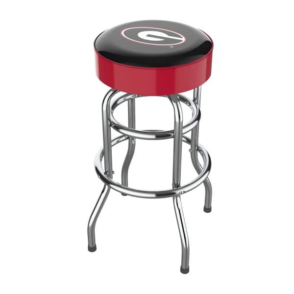 University of Georgia Chrome Bar Stool 1