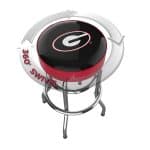 University of Georgia Chrome Bar Stool 11 University of Georgia Chrome Bar Stool