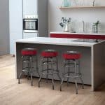 University of Georgia Chrome Bar Stool 14 University of Georgia Chrome Bar Stool
