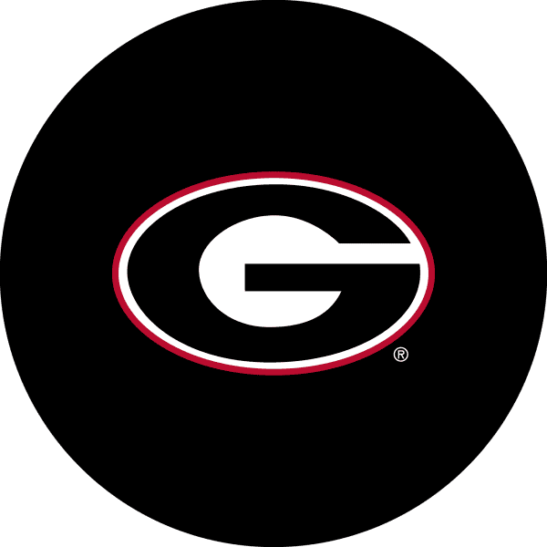 University of Georgia Chrome Bar Stool