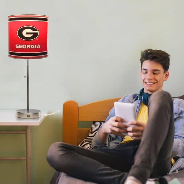 University of Georgia Chrome Lamp 2